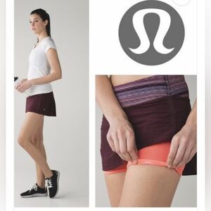 LULULEMON Pace Rival Skort Size 2